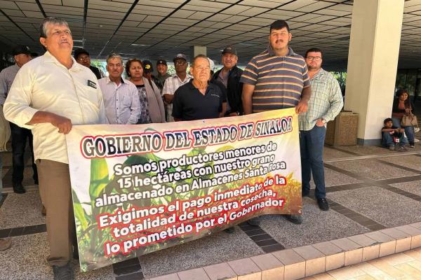 Productores de Sinaloa exigen pago de maíz del ciclo 2022-2023