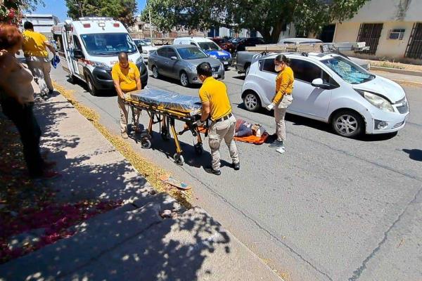 Embisten a peatón en la colonia Centro Sinaloa, en Culiacán