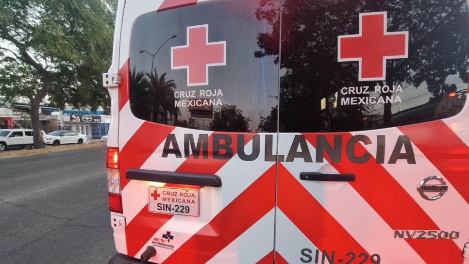 Hombre con balazo en la pierna llega a la Cruz Roja de Culiacán