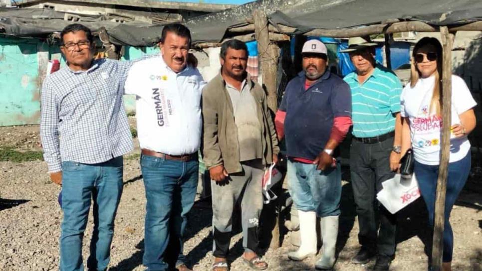 Germán Escobar promete defender la agricultura comercial en el Congreso