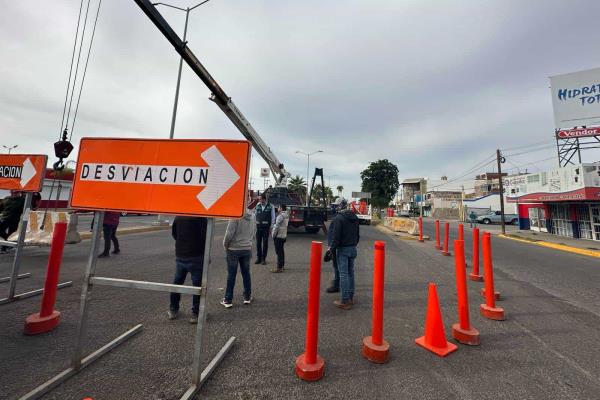Inicia la remodelación total de bulevar Adolfo López Mateos en Los Mochis