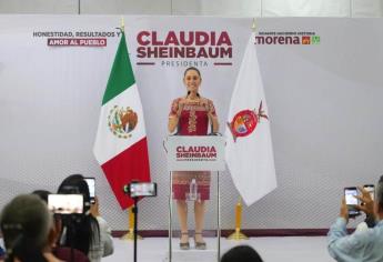 «Encuestas en Sinaloa nos ponen en  65%»: Claudia Sheinbaum