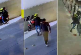 Momento exacto en que dos sujetos llegaron a robar en la joyería en Culiacán | VIDEO