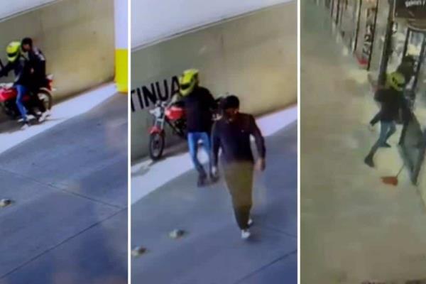 Momento exacto en que dos sujetos llegaron a robar en la joyería en Culiacán | VIDEO