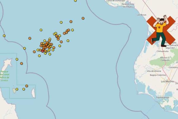 ¿Qué pasa en el Golfo de California? Reportan 51 sismos cerca de Sinaloa en dos días