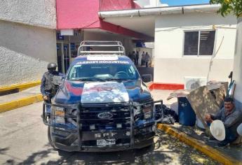 Sujeto se agarra a balazos con la policía de la sindicatura de Sanalona 