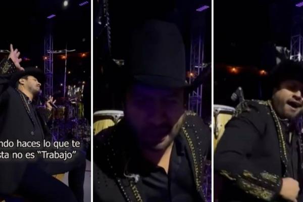 Así disfruta Julión Álvarez sus conciertos de «Prófugos del Anexo» | VIDEO