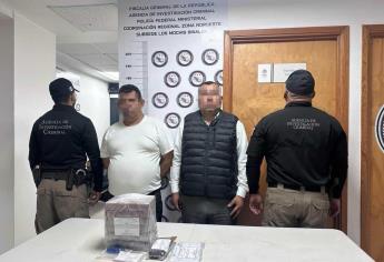 Tras las rejas dos choferes por contrabando de fentanilo y cocaína; detenidos por la FGR en el Poblado 5