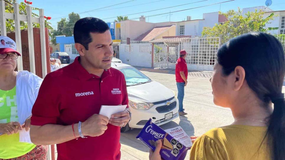 Carlos Escobar, candidato de Morena, llama a la participación en estas elecciones para generar cambios