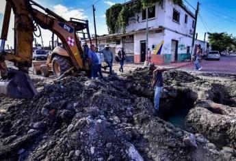 Rehabilitan esta calle de Mazatlán que era intransitable; estaba destrozada