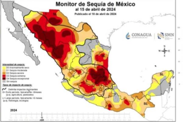 Sequía afecta el 100 % del estado de Sinaloa: 18 municipios en situación crítica