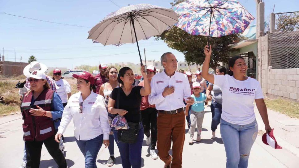 «La mejor encuesta para mí es como me recibe la gente»: Gerardo Vargas