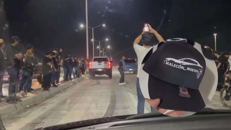 ¡Lo hacen negocio!, venden gorras de arrancones del Malecón Nuevo de Culiacán