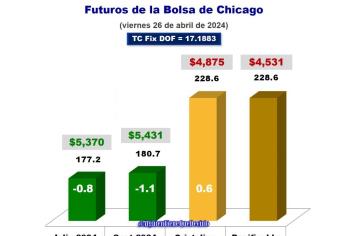 Repunta mercado internacional de granos 