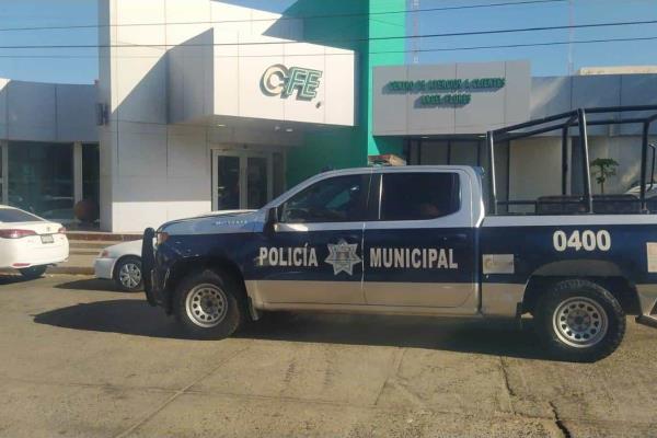 Intentan robar cajeros de la CFE en Culiacán; no alcanzaron a arrancarlos