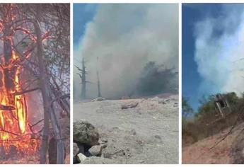 Incendio arrasa con corrales y cercas en Las Guayabas, en la Sierra de Choix