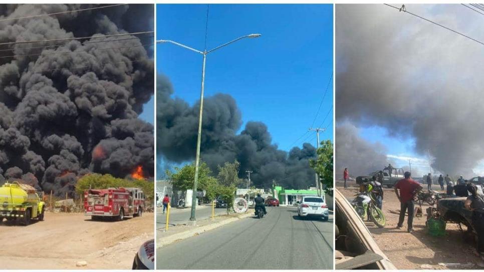 Megaincendio deja una persona con quemaduras y daños materiales al sur de Culiacán Megaincendio deja una persona con quemaduras y daños materiales al sur de Culiacán