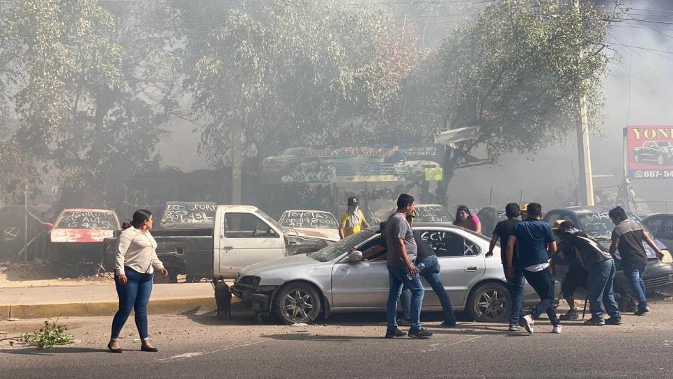 «Nos dimos cuenta por la nube negra»: trabajadores en megaincendio de Culiacán «Nos dimos cuenta por la nube negra»: trabajadores en megaincendio de Culiacán