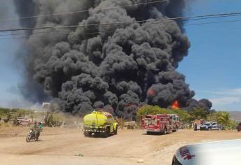 Megaincendio de Culiacán tardó 8 horas en ser sofocado: Protección Civil