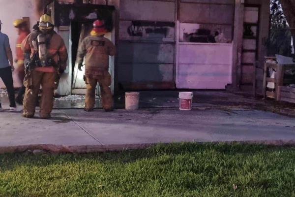Reporte de incendio en una bodega provoca movilización de bomberos al sur de Culiacán