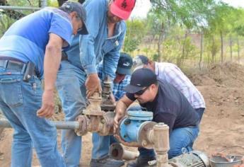 Echan a andar pozo de agua en El Reparito, El Fuerte