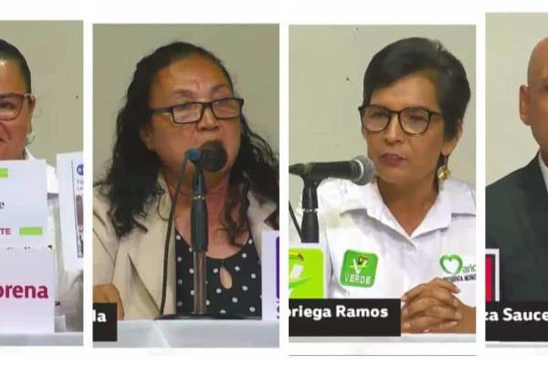 Carteles al revés y señalamientos, así fue el debate por la Alcaldía de Navolato
