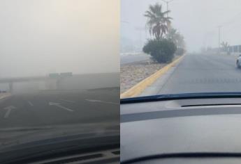 Densa neblina se registra en diferentes puntos de Sinaloa