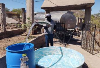 Suspensión de agua inicia en Ahome debido a bajos niveles en canales