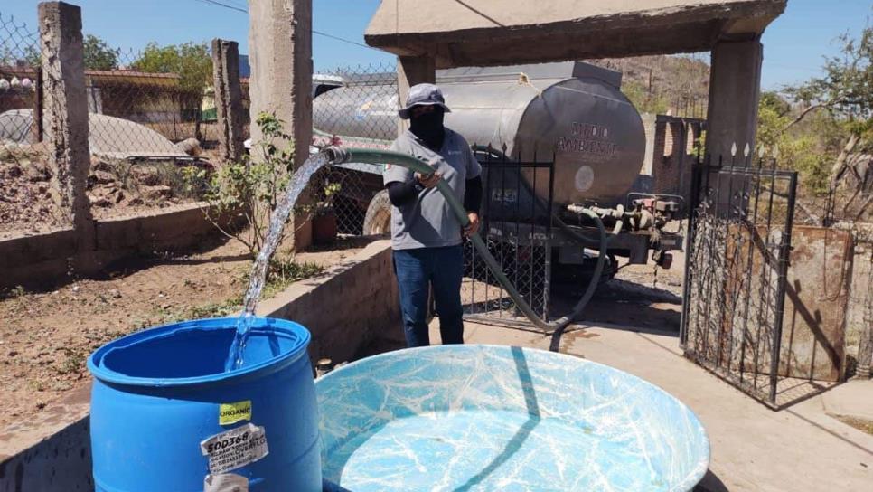 Suspensión de agua inicia en Ahome debido a bajos niveles en canales