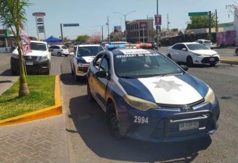 Policías detuvieron a un sujeto durante una persecución en Culiacán