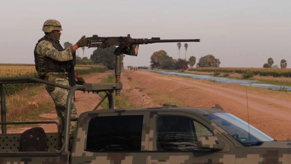 Militares custodiarán canales en El Fuerte para evitar el robo de agua