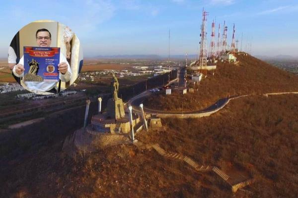 Harán misa para pedir por lluvia en la Virgen del Valle del Cerro de la Memoria en Los Mochis