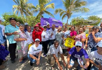 «Morena ya se va, están reportados», asegura Alba Virgen Montes en su cierre de campaña en Guasave 