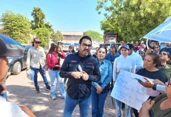 Gámez Mendívil se compromete a pavimentar la Colonia Miguel de la Madrid, en Culiacán