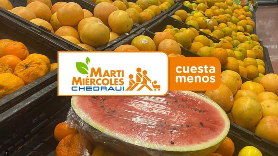 Marti-miércoles Chedraui: Ofertas del 21 y 22 de mayo en frutas y verduras