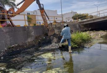 Desde colchones hasta animales muertos arrojan mazatlecos a los canales pluviales 