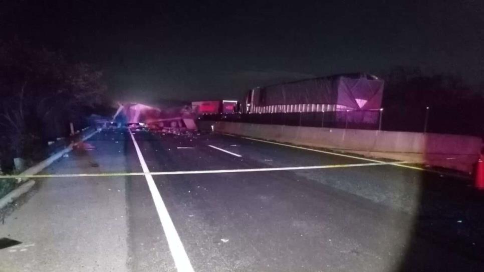 Autobús accidentado en la Maxipista viajaba de Chiapas a Tijuana