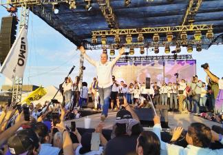 Más de 20 mil simpatizantes acompañan a Guillermo Romero en su cierre de campaña en Mazatlán