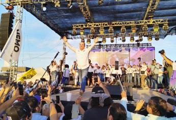 Más de 20 mil simpatizantes acompañan a Guillermo Romero en su cierre de campaña en Mazatlán