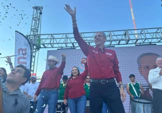 Gerardo Vargas cierra de forma masiva su campaña por la Alcaldía de Ahome