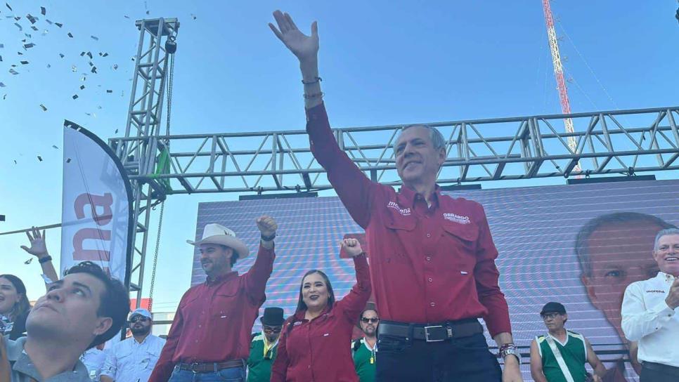 Gerardo Vargas cierra de forma masiva su campaña por la Alcaldía de Ahome