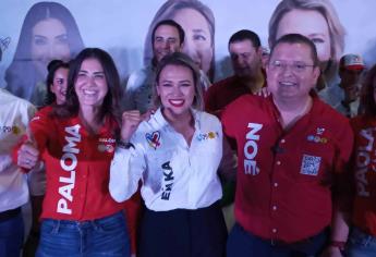 Con una gran fiesta, Erika Sánchez cierra campaña en el Parque Acuático de Culiacán