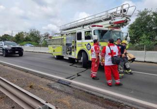 Un fuerte choque se registró por la carretera a Eldorado en la sindicatura de Costa Rica de Culiacán 