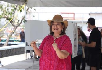 Xóchitl Gálvez vota en medio de un tumulto y porras