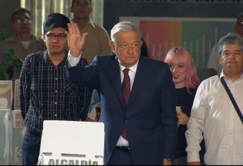 ¡AMLO ya votó! El Presidente de México ya aportó su «granito de arena» para el futuro de México