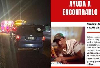 Hombre desaparecido en Los Mochis pierde la vida tras ser arrollado en la México 15