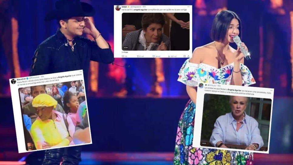 Cancelan en redes a Christian Nodal y a Ángela Aguilar tras hacer oficial su relación