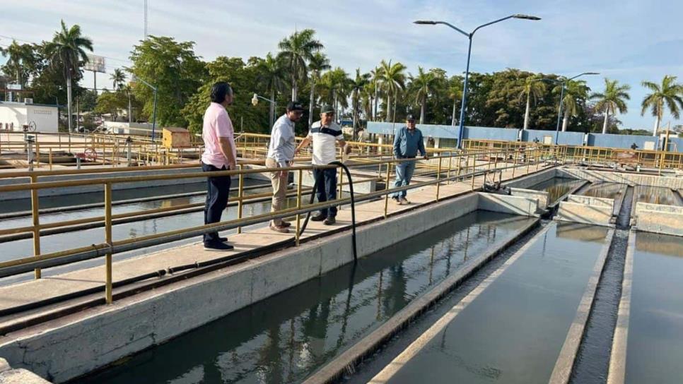 Por bajos niveles, tres plantas potabilizadoras de Ahome operan con bombas de emergencia