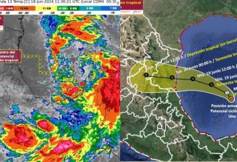 Así se desarrolla el posible Ciclón Tropical Uno, ¿Afectará a Sinaloa?