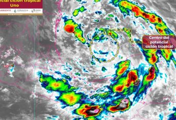 Potencial ciclón tropical Uno se dirige al noreste de México